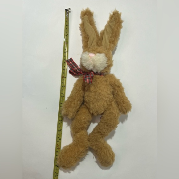 Russ Berrie RAFFI Brown Bunny Rabbit Plush Stuffed Animal 18" Long Legs Ears - Picture 4 of 8